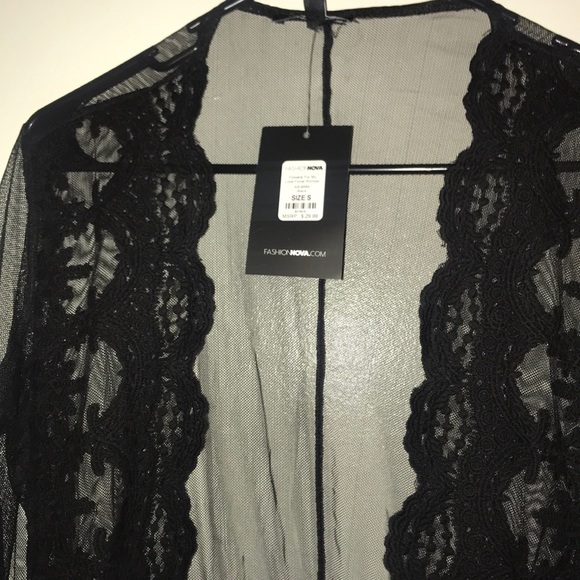 Long black cover up Shaw - Picture 3 of 3